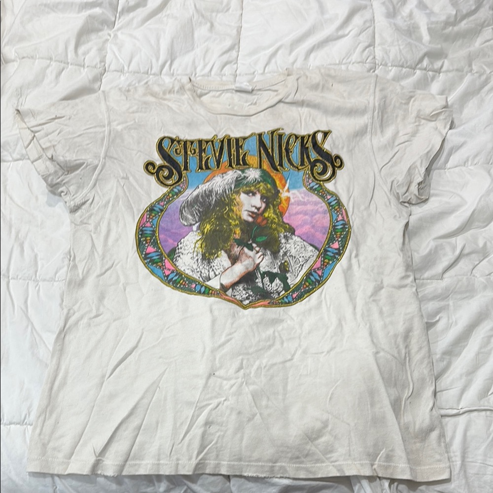 Stevie Nicks Graphic T-Shirt - White